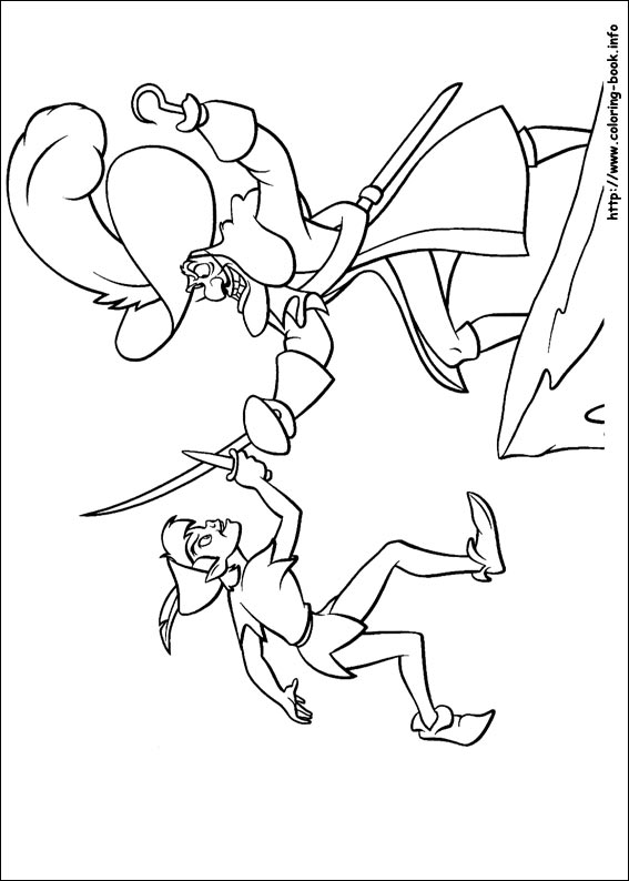 Peter Pan coloring picture